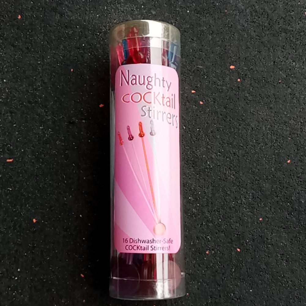 Naughty cocktail stirrers